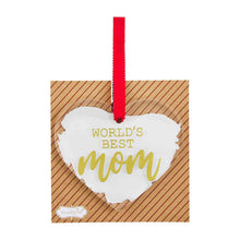 Load image into Gallery viewer, MUD PIE WORLD&#39;S BEST MOM ORNAMENT