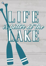 Load image into Gallery viewer, CUSTOM DECOR LIFE AT THE LAKE HOUSE FLAG