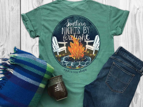 Southernology Southern Nights by Firelight Long Sleeve T-Shirt