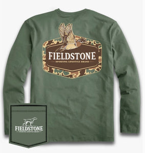 FIELDSTONE TODDLER CAMO WOOD DUCK LONG SLEEVE T-SHIRT