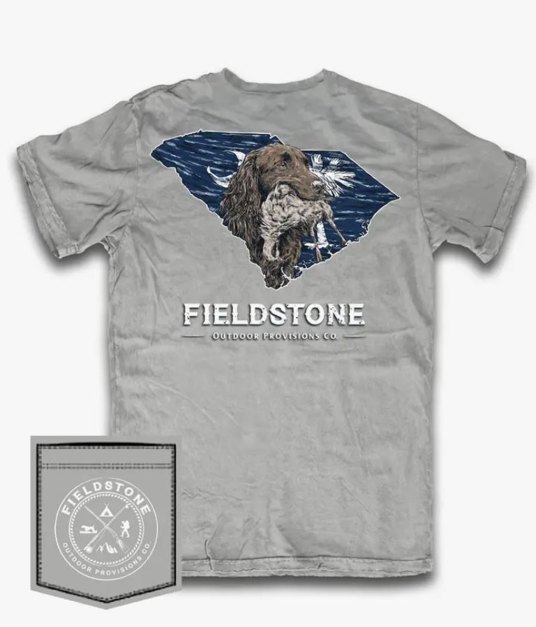 FIELDSTONE SOUTH CAROLINA BIRD DOG SHORT SLEEVE T-SHIRT