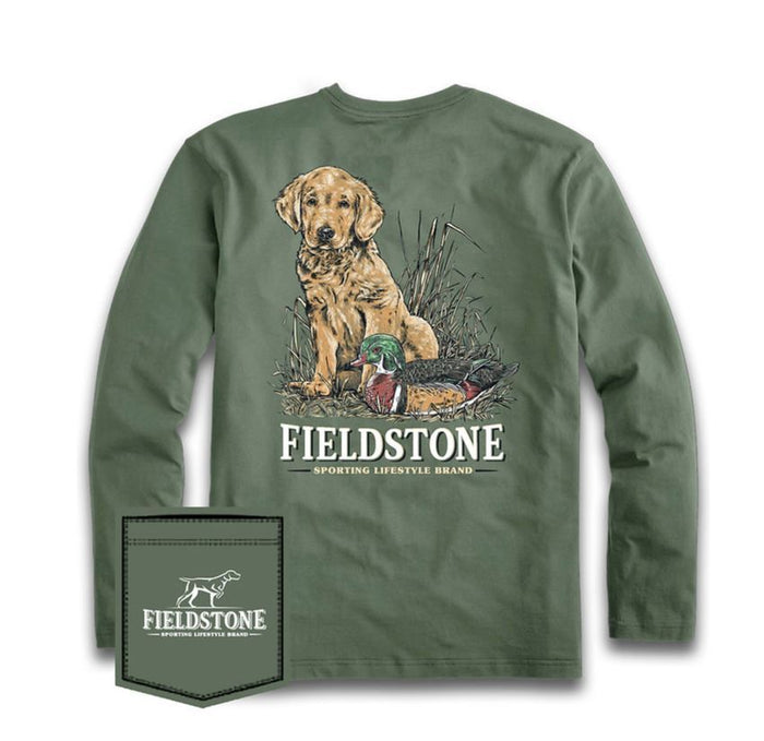 FIELDSTONE YOUTH PUPPY AND DUCK LONG SLEEVE T-SHIRT