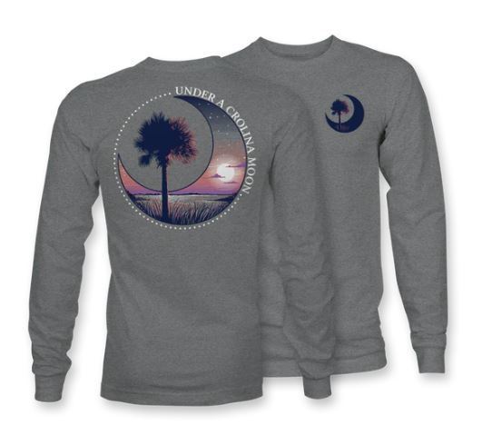 Palmetto Shirt Co. Carolina Moon Long Sleeve T-shirt