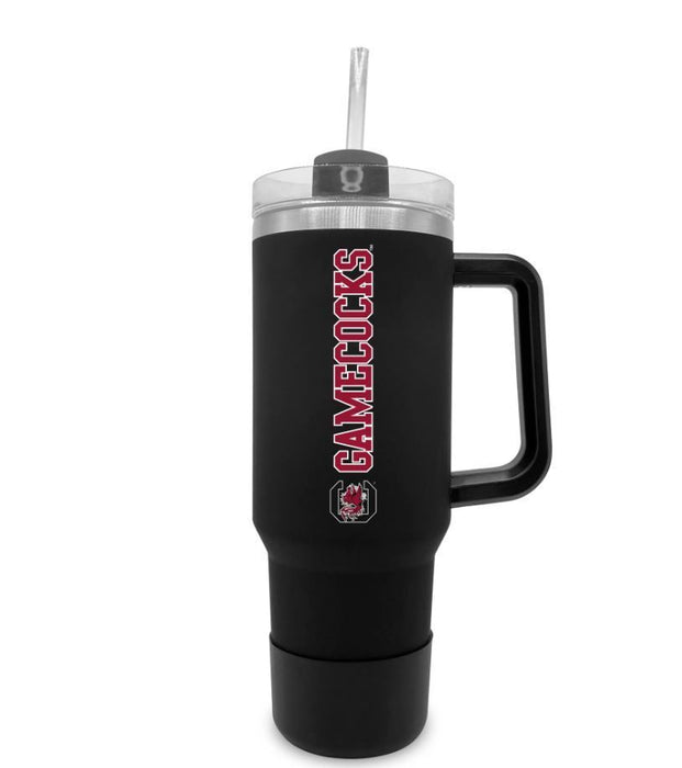 THE FANATIC GROUP SOUTH CAROLINA 40OZ. TUMBLER WITH HANDLE AND STRAW