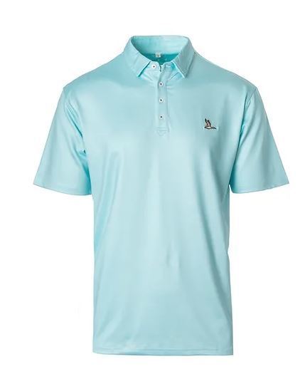 Fieldstone's The Roost Mallard Polo Toddler- Aqua/White