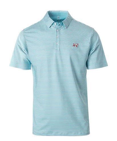 Fieldstone Marshall Men's Polo Baby Blue/ White