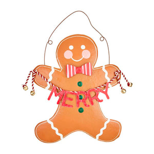 MUD PIE GINGERBREAD MAN DOOR HANGER