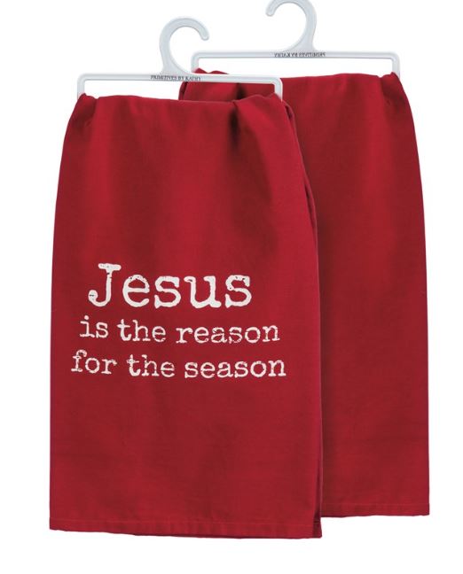 PBK JESUS IS THE REASON TEA TOWEL