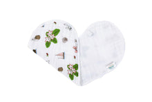 Load image into Gallery viewer, Gift Set: Massachusetts Floral Baby Muslin Swaddle Blanket and Burp Cloth/Bib Combo