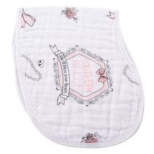 Load image into Gallery viewer, Gift Set: Southern Belle Baby Muslin Swaddle Blanket and Burp Cloth/Bib Combo