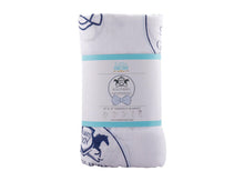 Load image into Gallery viewer, Gift Set: Southern Gentleman Baby Muslin Swaddle Blanket and Burp Cloth/Bib Combo