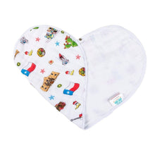 Load image into Gallery viewer, Gift Set: Texas Baby Unisex Muslin Swaddle Blanket and Burp Cloth/Bib Combo