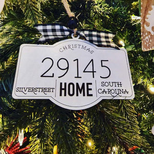 PRE-ORDER 2023 Custom Home Ornament Zip Code/State/Name of City or Town