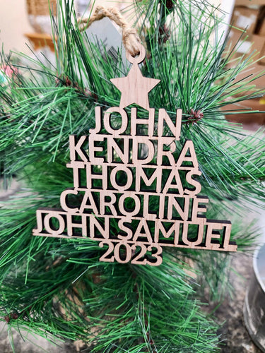 2023 Custom Christmas Tree Ornament