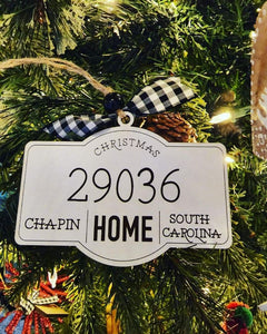 PRE-ORDER 2023 Custom Home Ornament Zip Code/State/Name of City or Town