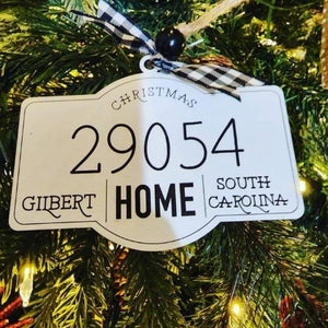 PRE-ORDER 2023 Custom Home Ornament Zip Code/State/Name of City or Town