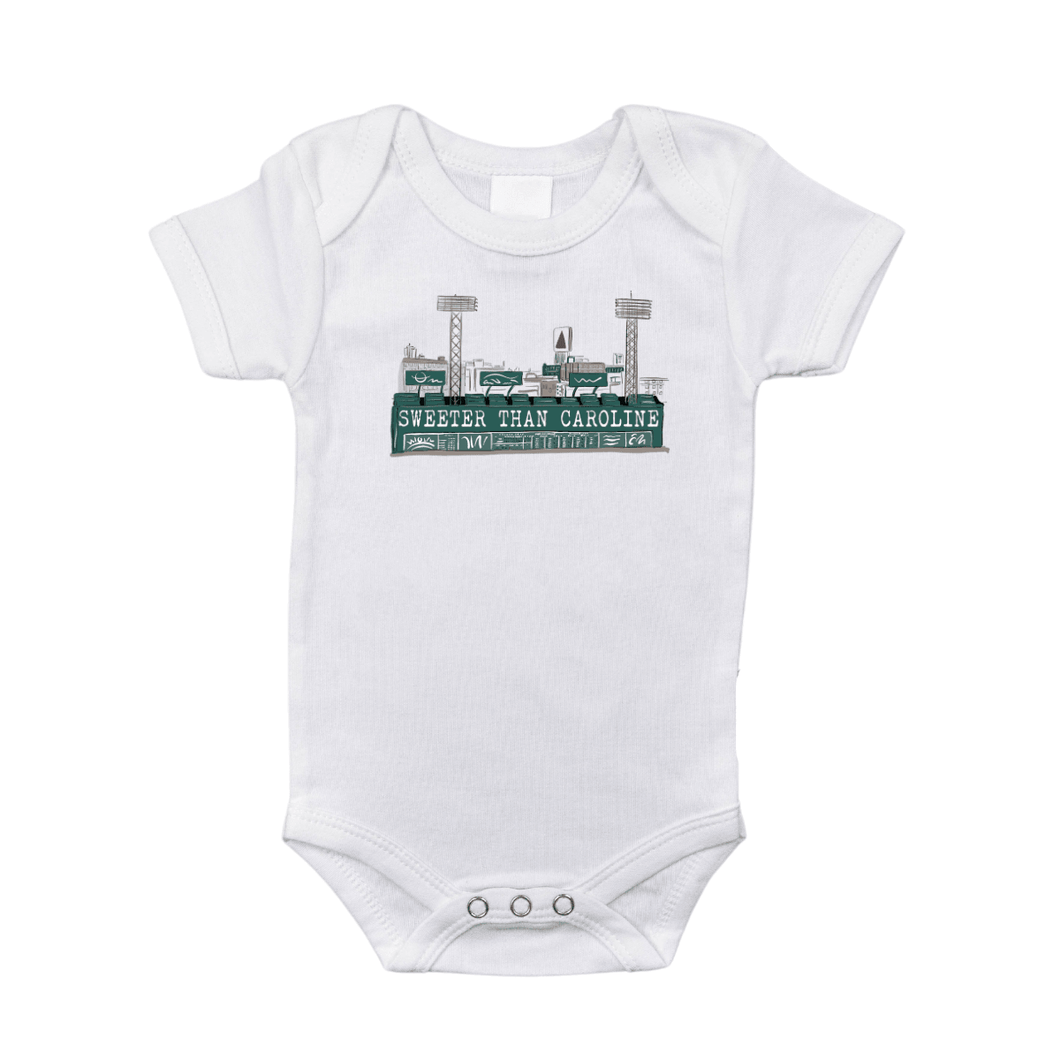 Massachusetts Sweeter than Caroline Baby Onesie