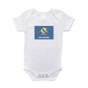 Oklahoma Flag Baby Onesie