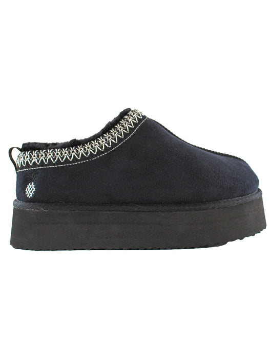 SIMPLY SOUTHERN COLLECTION BLACK PLATFORM SLIPPER