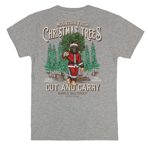 SIMPLY SOUTHERN COLLECTION SANTA SASQUATCH TSHIRT