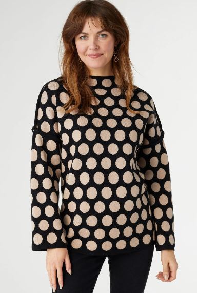 COCO & CARMEN KARLA DOT SWEATER