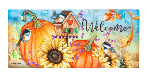 EVERGREEN AUTUMN GREETINGS SASSAFRAS SWITCH MAT