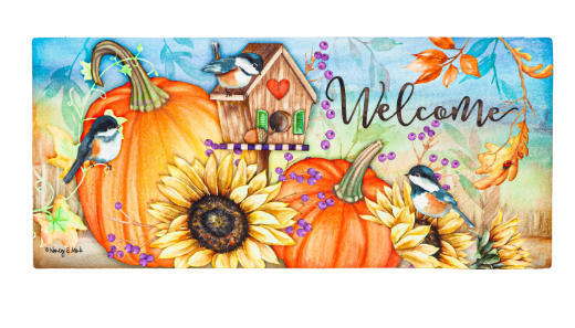 EVERGREEN AUTUMN GREETINGS SASSAFRAS SWITCH MAT