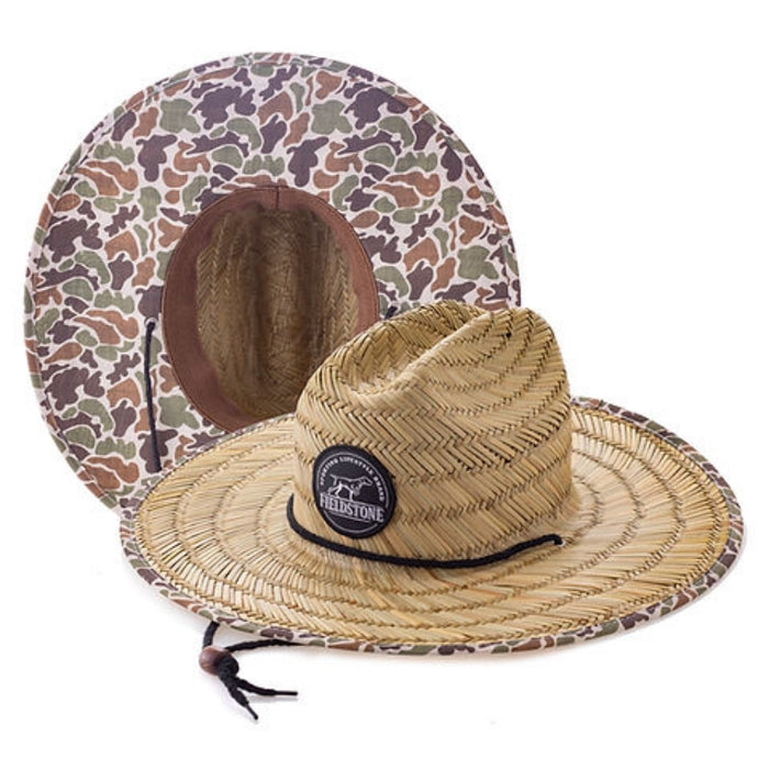 Fieldstone Camo Straw Hat