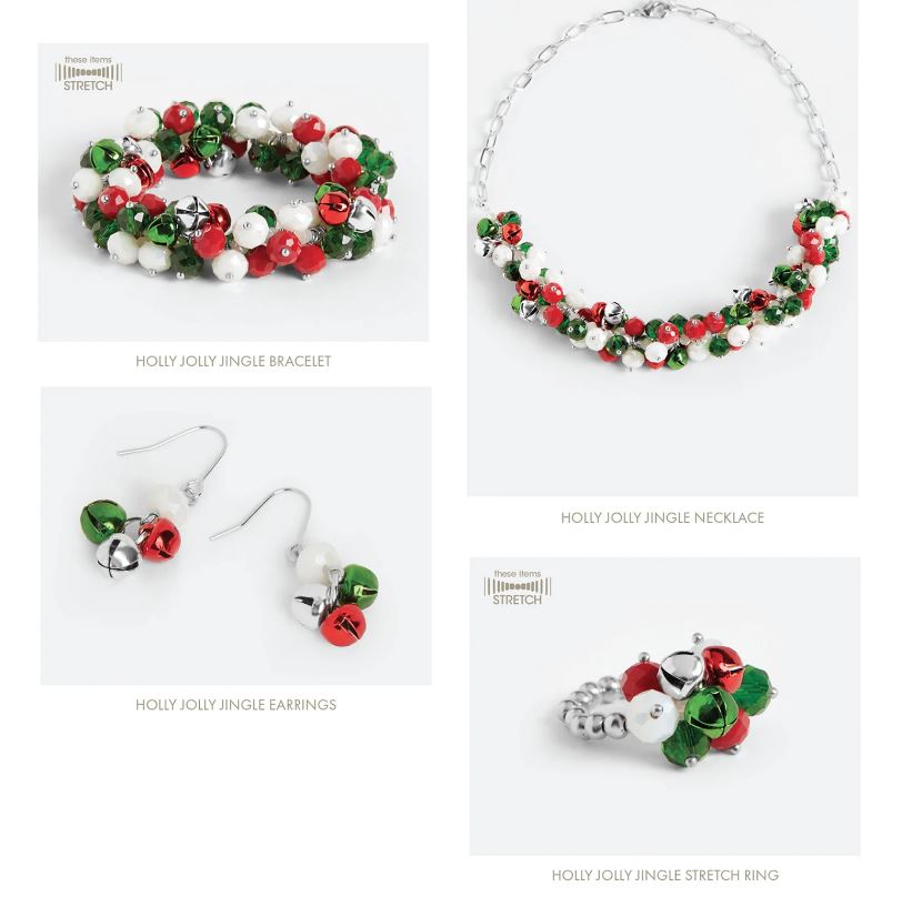 COCO & CARMEN HOLLY JOLLY CHRISTMAS JEWELRY