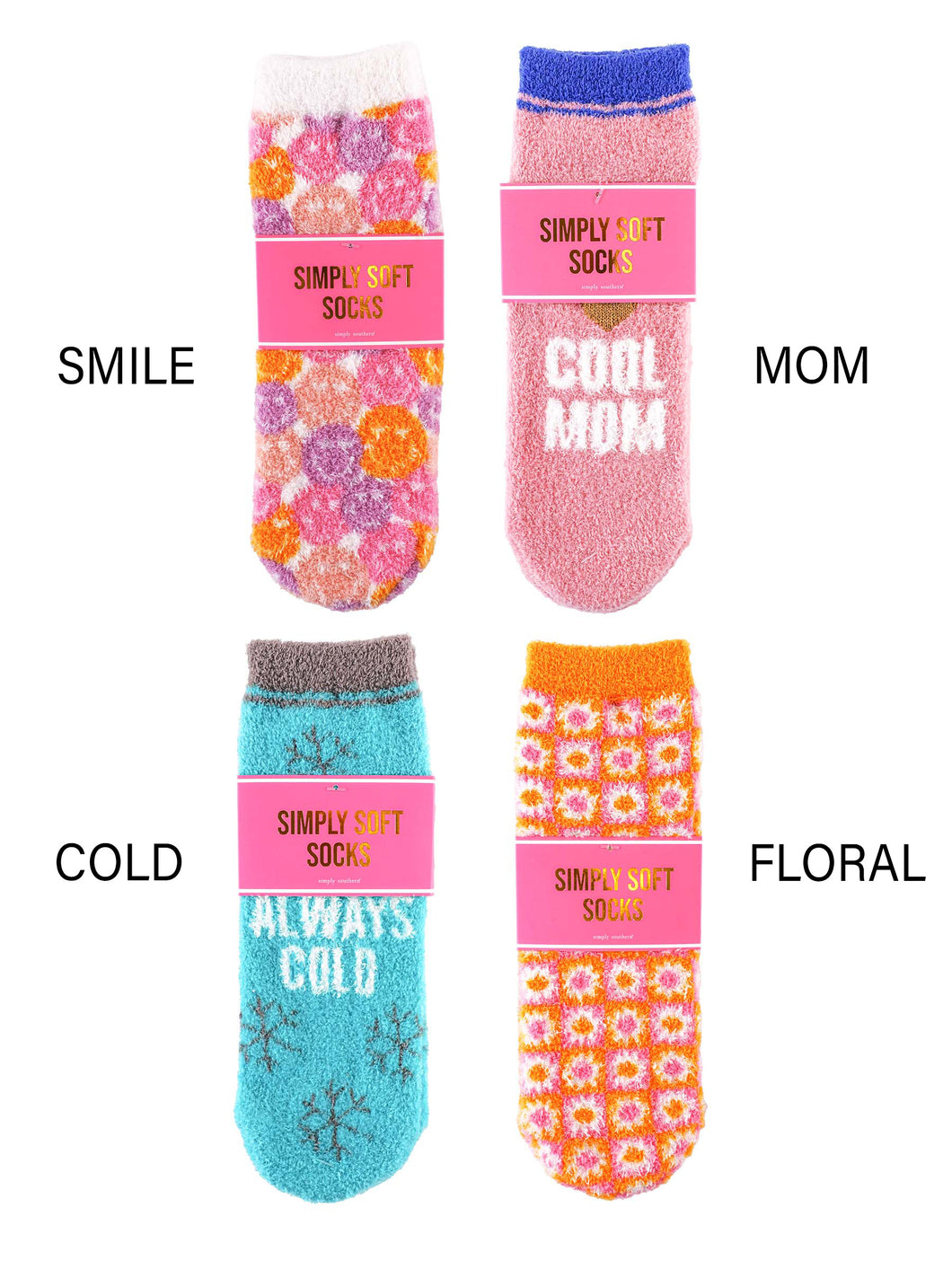 SIMPLY SOUTHERN COLLECTION SIMPLY SOFT SLIPPER SOCKS