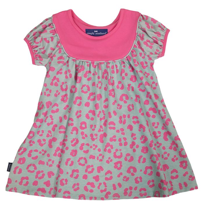 Simply Southern Collection Leopard Toddler Flare Dress
