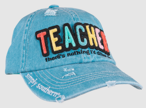 SIMPLY SOUTHERN COLLECTION TEACHER CHENILLE HAT