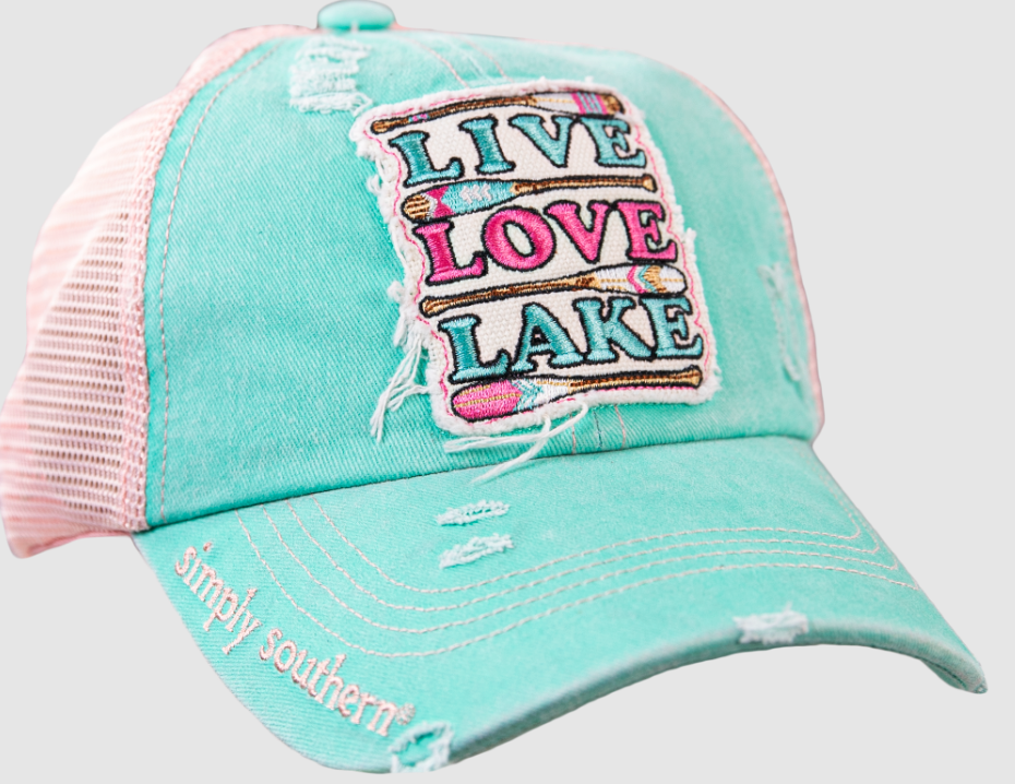 SIMPLY SOUTHERN COLLECTION LIVE LAKE HAT – Prosperity Home, a