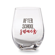 Load image into Gallery viewer, MUD PIE TEACHER STEMLESS WINE GLASSES