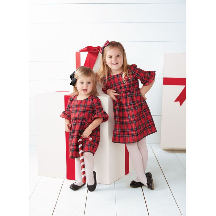 Mud Pie Tartan Plaid Dress & Bloomer Set