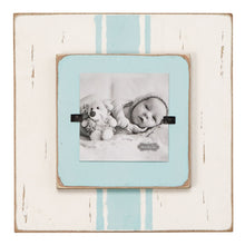 Load image into Gallery viewer, MUD PIE LAYERED GRAIN SACK BLUE FRAME