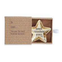 Load image into Gallery viewer, MUD PIE APPLE &amp; STAR TEACHER BOXED MINI DISHES