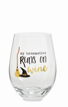 Load image into Gallery viewer, Mud Pie Halloween Stemless Wine Glasses