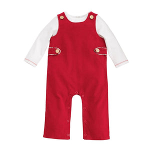 Mud Pie Red Longall and Shirt Set