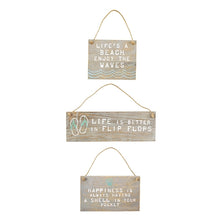 Load image into Gallery viewer, Mud Pie Beach Hanging Plaques