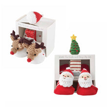 Load image into Gallery viewer, Mud Pie Christmas Pacy Clip &amp; Sock Sets