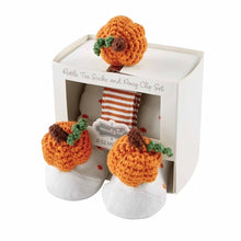 Load image into Gallery viewer, Mud Pie Pumpkin Pacy Clip &amp; Sock Set