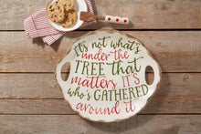 Load image into Gallery viewer, Mud Pie Christmas Farmhouse Cookie Plate