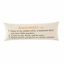Load image into Gallery viewer, Mud Pie Halloween Definition  Pillow