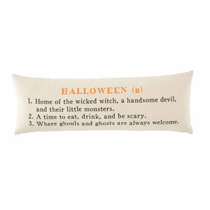 Mud Pie Halloween Definition  Pillow