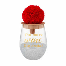 Load image into Gallery viewer, Mud Pie Glitter Wine Glass Sets