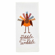 Load image into Gallery viewer, Mud Pie Thanksgiving Waffle Towels
