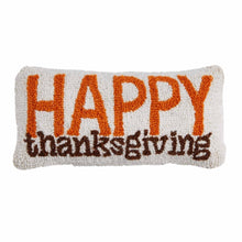 Load image into Gallery viewer, Mud Pie Thanksgiving Mini Hooked Pillows