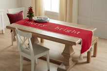 Load image into Gallery viewer, Mud Pie Reversible Holiday Table Runner