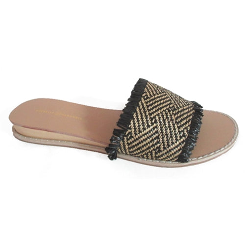 Straw cheap flat sandals